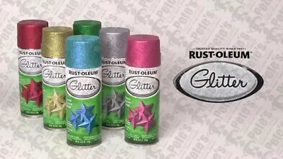 Spray Paint - Rustoleum - Glitter Spray Paint - *Choose You Colour* • $17.99