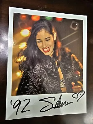 Selena Quintanilla  8 X 11 Smile Concert Poster Queen Of Cumbia Tex-Mex • $24.99