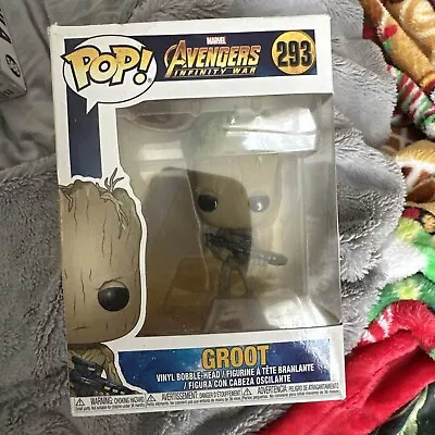 Funko POP #293 GROOT AVENGERS INFINITY WAR MARVEL • £10