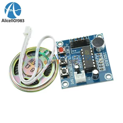 ISD1820 Sound Recorder Voice Recording Module With Micophone Loudspeaker • $1.66