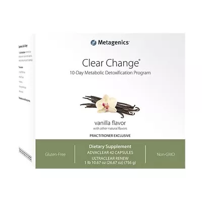 Clear Change  10 Day W/ UltraClear RENEW - Vanilla By Metagenics. • $124