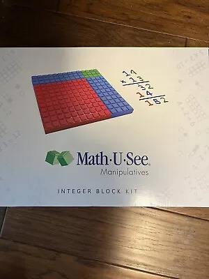 Math-U-See Manipulatives Integer Block Kit Homeschool USA Complete • $80