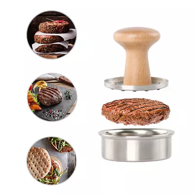 £11.79 • Buy 1pc Steel Meat Press Beef Burger Press Flat Shaper Metal Burger Press