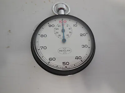 Vintage Meylan Stopwatch Model 208A Working Great Condition See Photos • $29.99
