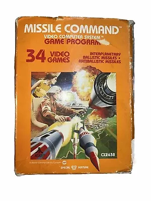 Missile Command (Atari 2600 1981) • $11