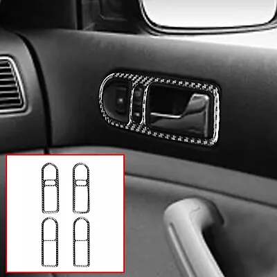 4x Carbon Fiber Door Handle Trim Type B For VW Golf 4 Jetta Bora MK4 GTI 1999-04 • $20.63