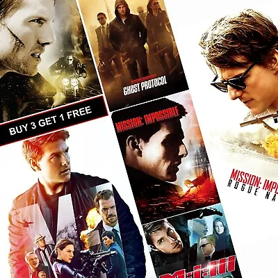 Mission Impossible Movie Posters A4 A3 HD Gloss Prints Art Decor Ghost Protocol • £3.99