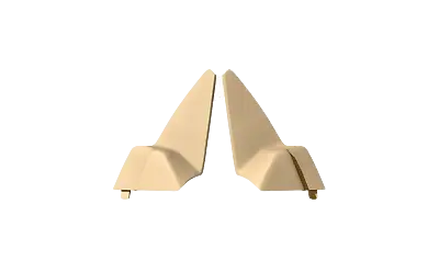 Mercedes Benz Door Mirror Triangle Covers - Creme Beige - W124 - Set • $104.90