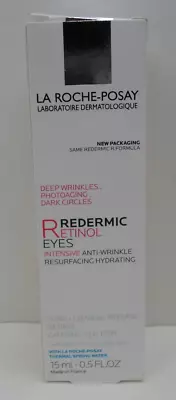 La Roche-Posay Redermic Retinol Eyes Anti-Wrinkle - 0.5 Fl Oz 15 Ml (BIN#20) • $17.95