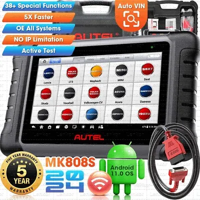 Autel MaxiCOM MK808S Car Bidirectional Diagnostic Scanner Tool Key Coding 2024 • $467
