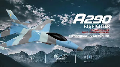 2.4G 3CH A290 RC Airplanes 6 Axis Gyro Remote Control RTF Glider Fighter Toy • $84.59