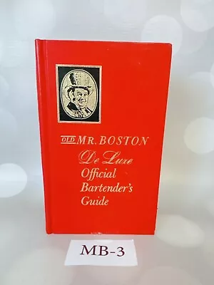 Old Mr. Boston De Luxe Official Bartender’s Guide Vintage Hardcover Book • $7