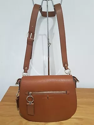 Jasper Conran Brown Tan Shoulder Saddle Bag • £34.95