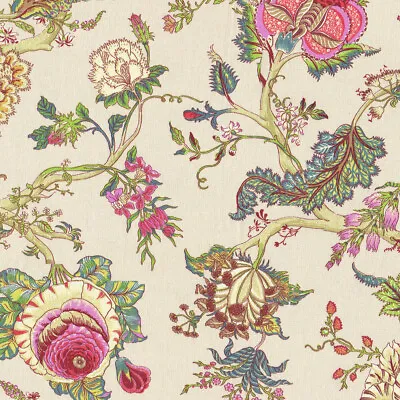 Textiles Français Oriental Tree Of Life 280 Cm Wide Fabric Multicolour • £21.95