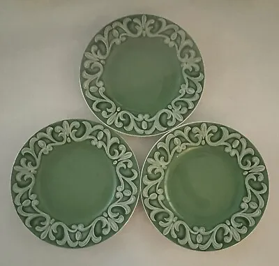 VILLEROY & BOCH Summerhouse Switch Arabesco Salad Plates 8.5   Set Of 3 • $49.88