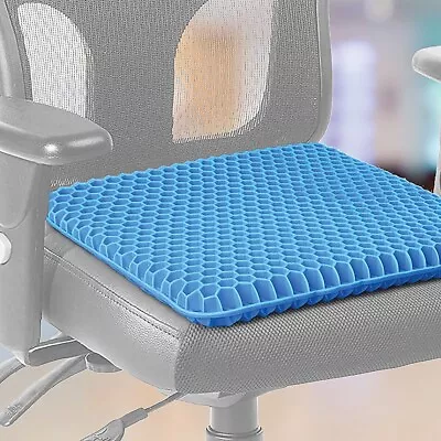 Gel Chair Seat Cushion For Lower Back Pain Pressure Relief Wheelchair Car Office • $35.95