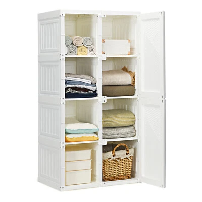 $329.95 • Buy Giantex Portable Clothes Closet Foldable Wardrobe Storage Organiser W/ Shelves