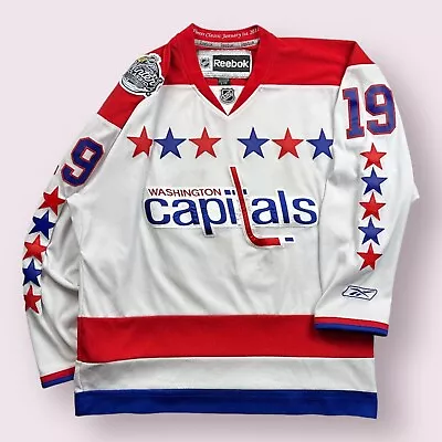 2011 Washington Capitals Backstrom Winter Classic NHL Jersey Reebok Size L • $129.95