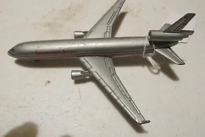 Vintage Toy Jet Airplane Indernational Airlines 5  Long 5  Wide Die Cast • $5.50