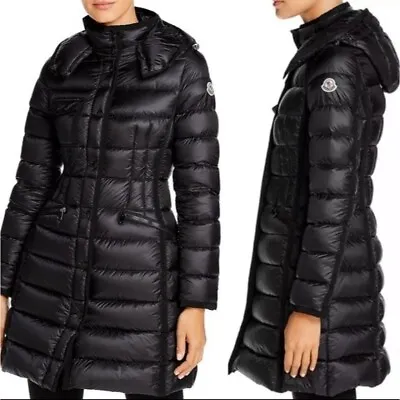 Moncler Hermine Down Puffer Long Coat Size 2 • $1150