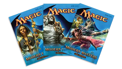 Magic Mtg Modern Masters 2015 Factory Sealed Booster Pack X 3 ! • $30.90