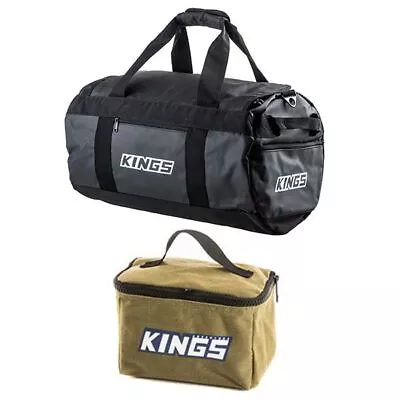 Adventure Kings 40L Large PVC Duffle Bag Water Resistant + Toiletry Canvas Bag • $39.90