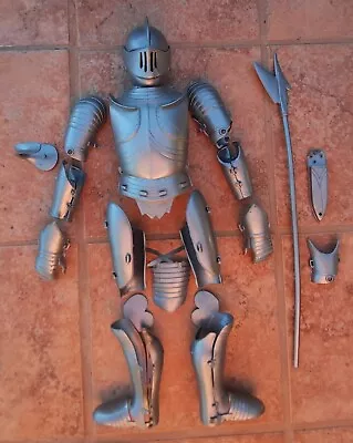 Vintage Marx Toys 1968 Sir Stuart Silver Knight Noble Knights Armor Suit • $48.50