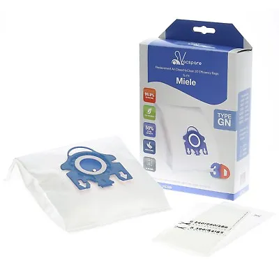 Vacuum Cleaner Bags Compatible With GN AirClean Miele Classic C1 Complete C2 C3 • $11.49