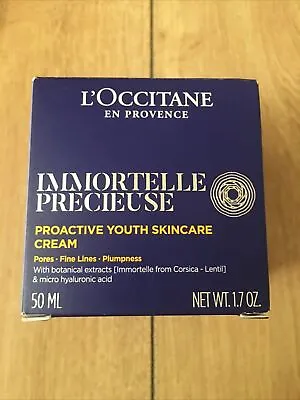 L’Occitane Immortelle Precieuse Proactive Youth Skincare Cream 50ml Brand New • £29.99