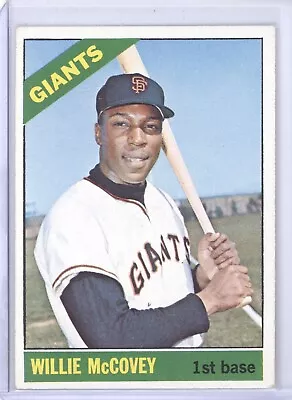 Willie Mccovey 1966 Topps Baseball #550 San Francisco Giants Hof • $1.50