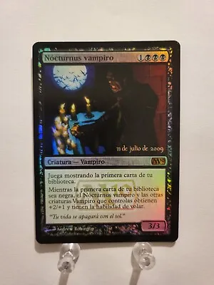 MTG Vampire Nocturnus/Vampiro Nocturnus (Spanish) Pre-Release Promos Foil Promo • $7