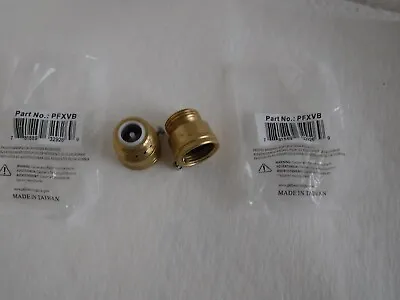 $14.50 • Buy (2) ProFlo 3/4  MHT Garden Hose Brass Vacuum Breakers Anti Siphon Freeze PFXVB