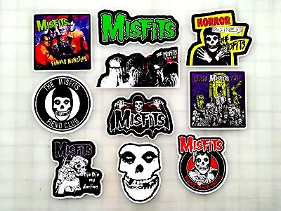 Misfits Vinyl Sticker Lot (10 Stickers) SET 1 Punk Black Flag Bad Brains Danzig • $12.99