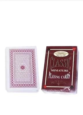 Classic Miniature Travel Playing Cards Face Cards Pary Gift • $7