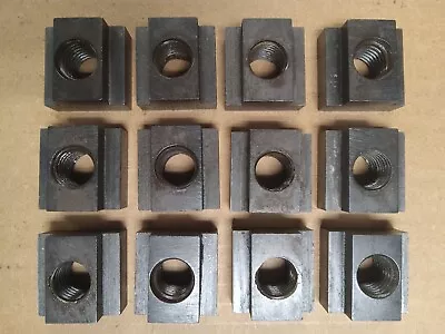 3/4” T-Slot Nuts With 5/8-11 Threads Partially Threaded Lot Of 12 • $25