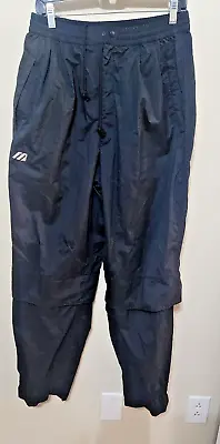Mizuno Performance Wear Men's Large Black Waterproof Pants Vented Legs • $24.90