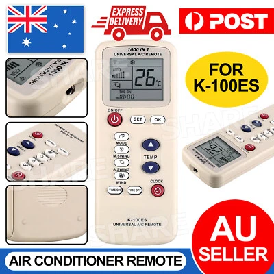 $6.45 • Buy Universal A/C Air Conditioner Remote Control AC LS K-100ES PANASONIC FUJITSU DF