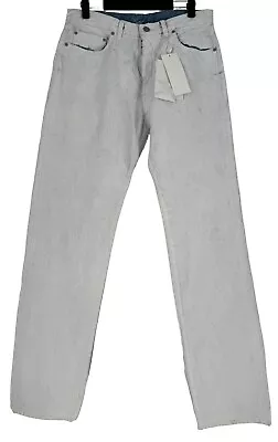 Maison Margiela Paris Men’s 5 Pocket Painted White Jeans Size 33 $995 • $149.99