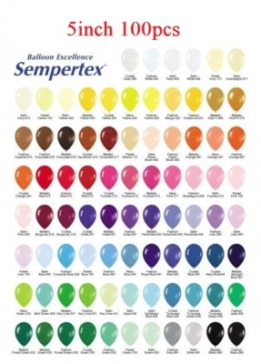 $14.50 • Buy 100pc 5inch/12cm Sempertex Mini Latex Balloon Party Decoration