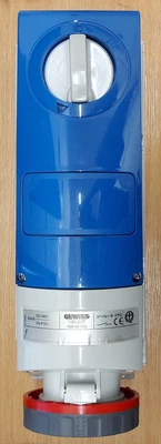 £190 • Buy Gewiss 63A Interlocked Switched Socket IP66 GW-66-532