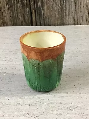 Small Antique Majolica Cup • $8
