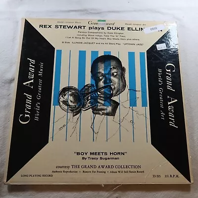 Rex Stewart Plays Duke Ellington   Record Album Vinyl LP • $4.04
