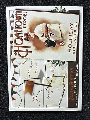 MATT HOLLIDAY #HH15 2011 Topps Allen & Ginter's Hometown Heroes Insert • $1.49