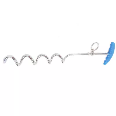  Dog Leash Anchor For The Ground Chains Outside Heavy Duty Stake • £18.49
