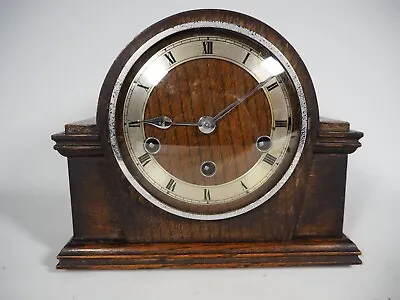 Haller Mantle Clock Vintage Antique Mechanical Westminster Chime • £54.99