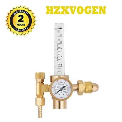 Argon CO2 Mig Tig Gas Flow Meter Regulator Welding Gas Welder Gauge For Welding • $27.99