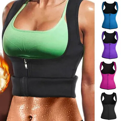 $16.69 • Buy Women Sweat Sauna Body Shaper Slimming Vest Thermo Neoprene Waist Trainer