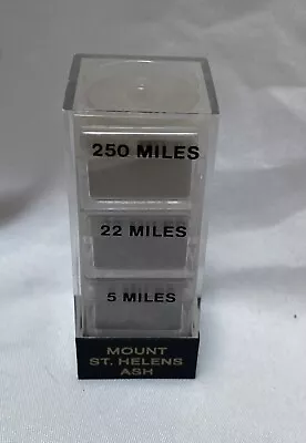Vintage Mount St. Helens Volcanic Ash Souvenir Collectible 5 22 250 Miles Sample • $24.99