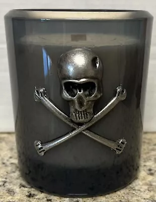 D.L. & Co Modern Alchemy Haunted Library Books Silver Skull Candle 12.9 Oz • $34.95