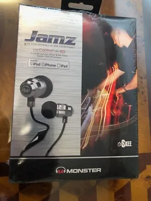 Monster Jamz High Performance In-Ear Headphone With Control Talk NEW SEALED • $35